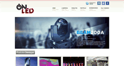 Desktop Screenshot of onled.com.br